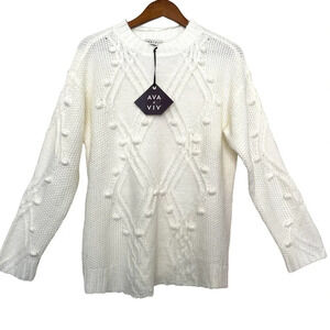 Ava & Viv Pullover Sweater Size X 14W NWT‎